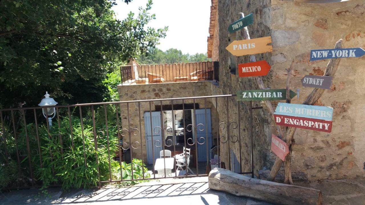 Bastide Provencale Les Muriers D'Engaspaty Seillans Esterno foto